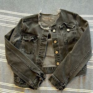 GAP black denim jacket